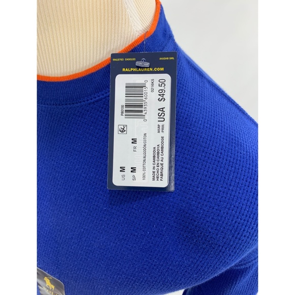 Polo Ralph Lauren Men's Waffle-Knit Thermal Top - Picture 4 of 8